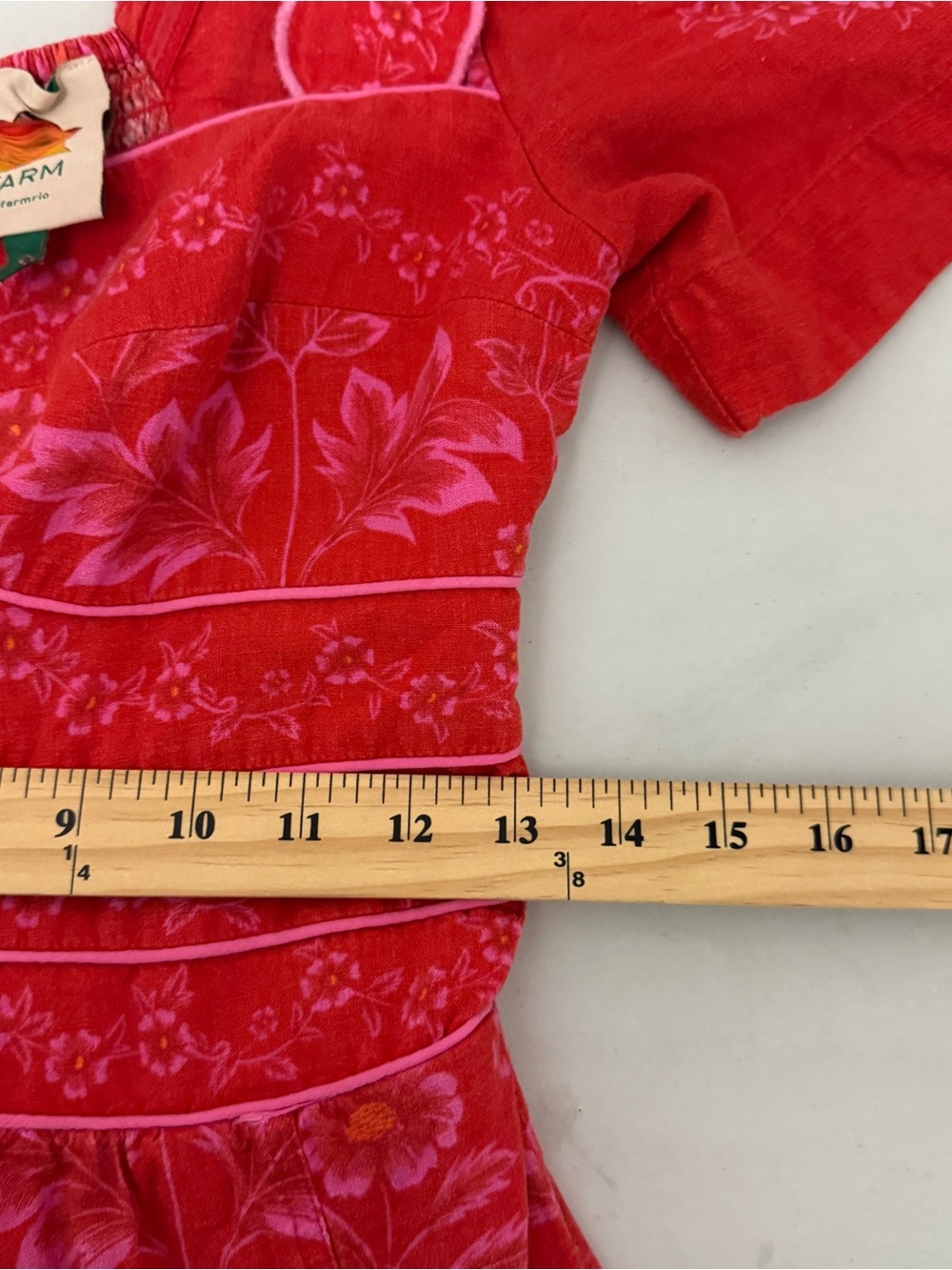 Farm Rio Red Olivia Cut Out Romper - Picture 11 of 13